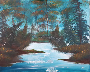 scenic landscape painting