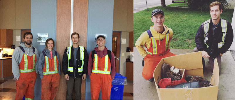 Parks staff mustard seed donation