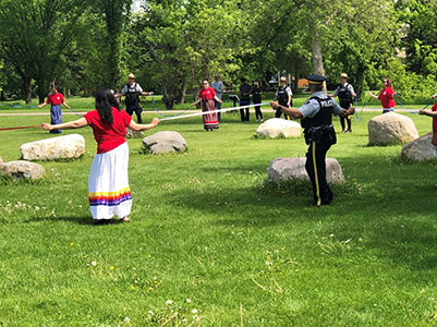Participants of the June 21, 2020 Round Dance