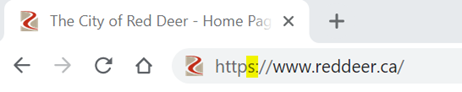Screenshot of web url with https:// hilighted