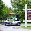Summer - River Bend Golf Course - Golf Sign - Landscape - 2- 120 x 120