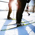 Winter---Riverbend---Two-skiers-legs---landscape-120x120
