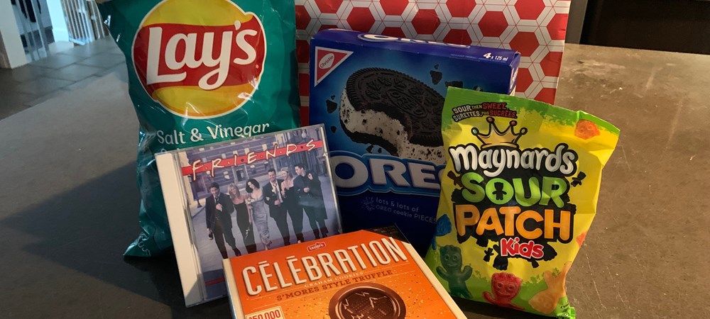 Surprise treat basket